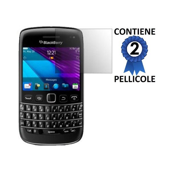 PELLICOLA PROTEGGI DISPLAY BLACKBERRY Bold 9790 CONFEZIONE 2 PEZZI