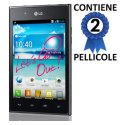 PELLICOLA PROTEGGI DISPLAY LG Optimus VU P895, F100S CONFEZIONE 2 PEZZI