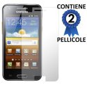 PELLICOLA PROTEGGI DISPLAY SAMSUNG i8530 GALAXY BEAM CONFEZIONE 2 PEZZI