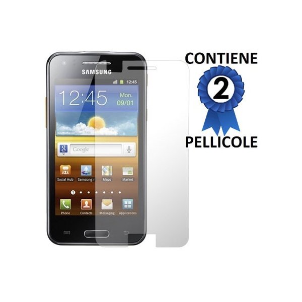 PELLICOLA PROTEGGI DISPLAY SAMSUNG i8530 GALAXY BEAM CONFEZIONE 2 PEZZI