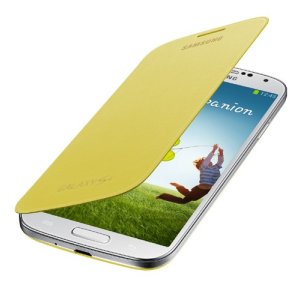 CUSTODIA ORIGINALE SAMSUNG EF-FI950BYEGWW per I9500 GALAXY S4, I9505, I9502 COLORE GIALLO BLISTER