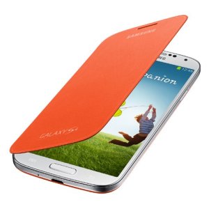 CUSTODIA ORIGINALE SAMSUNG EF-FI950BOEGWW per I9500 GALAXY S4, I9505, I9502 COLORE ARANCIONE BLISTER