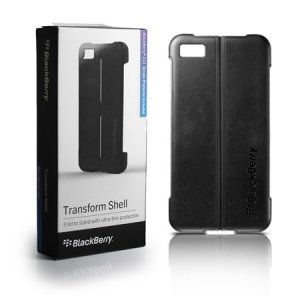 CUSTODIA ORIGINALE BACK PIEGHEVOLE TRANSFORM SHELL CON STAND BLACKBERRY ACC-49533-201 per Z10 COLORE NERO BLISTER