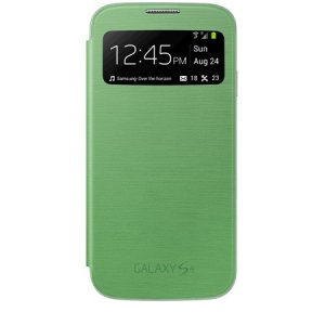 CUSTODIA ORIGINALE SAMSUNG EF-CI950BGEGWW - S VIEW COVER per I9500 GALAXY S4, I9505 COLORE VERDE BLISTER