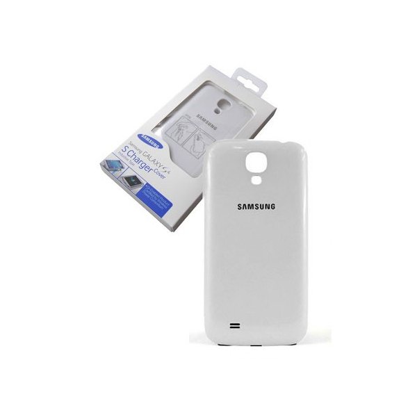 COVER CON TECNOLOGIA QI ORIGINALE SAMSUNG EP-CI950IWEGWW per I9500 GALAXY S4, I9505, I9502 COLORE BIANCO BLISTER