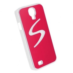 CUSTODIA BACK RIGIDA CON LUCE LED LAMPEGGIANTE VARI COLORI per SAMSUNG I9500 GALAXY S4, I9505, I9502 COLORE ROSSO