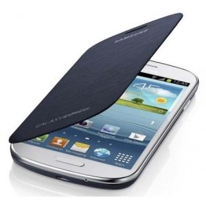 CUSTODIA FLIP COVER ORIGINALE SAMSUNG EF-FI873BSEGWW COLORE GRIGIO SCURO per I8730 GALAXY EXPRESS BLISTER