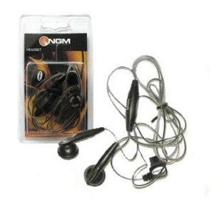 AURICOLARE STEREO per NGM BLACK ANGEL - TASTO GESTIONE CHIAMATA COLORE NERO ORIGINALE NGM HI-19-ST BLISTER