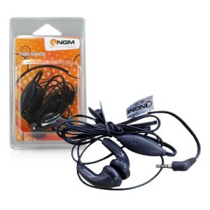 AURICOLARE STEREO con CONNETTORE JACK 2,5mm - TASTO GESTIONE CHIAMATA COLORE NERO ORIGINALE NGM HI-30-ST BLISTER