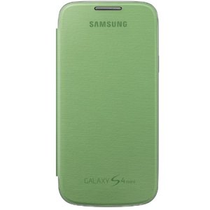 CUSTODIA FLIP COVER ORIGINALE SAMSUNG COLORE VERDE per I9190 GALAXY S4 MINI, I9192, I9195 EF-FI919BGEGWW BLISTER