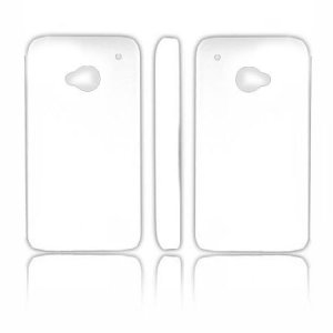 CUSTODIA BACK RIGIDA per HTC ONE, M7 COLORE BIANCO