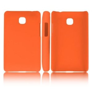 CUSTODIA BACK RIGIDA per LG OPTIMUS L3 II, E430 COLORE ARANCIONE