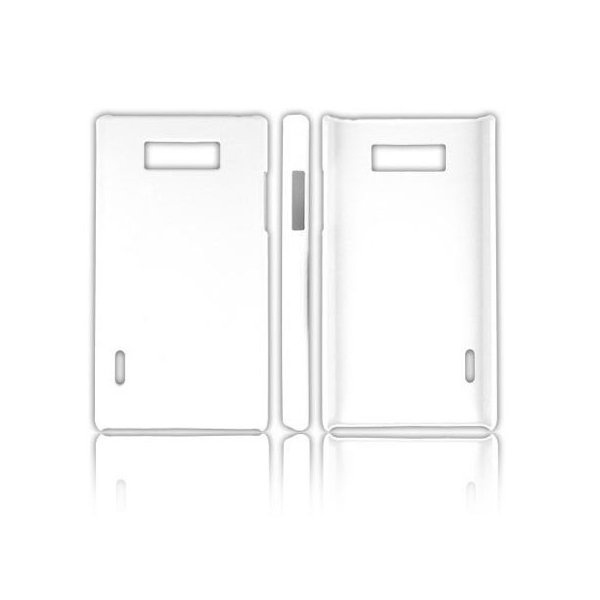 CUSTODIA BACK RIGIDA per LG P700 OPTIMUS L7, P705 COLORE BIANCO