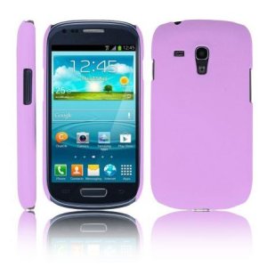 CUSTODIA BACK RIGIDA per SAMSUNG I8190 GALAXY S3 MINI, I8200 GALAXY S3 MINI VE COLORE VIOLA
