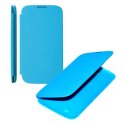 CUSTODIA ORIZZONTALE FLIP COVER per LG OPTIMUS L3, E400 COLORE AZZURRO