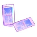 CUSTODIA GEL TPU SILICONE FLIP BOOK per LG OPTIMUS L9, P760 COLORE VIOLA