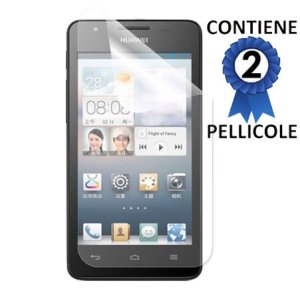 PELLICOLA PROTEGGI DISPLAY HUAWEI ASCEND G525 CONFEZIONE 2 PEZZI