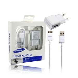 CARICATORE DA RETE 2000mAh ORIGINALE SAMSUNG CON 1 PORTA USB + CAVO MICRO USB 3.0 COLORE BIANCO EP-TA10EWEQGWW BLISTER