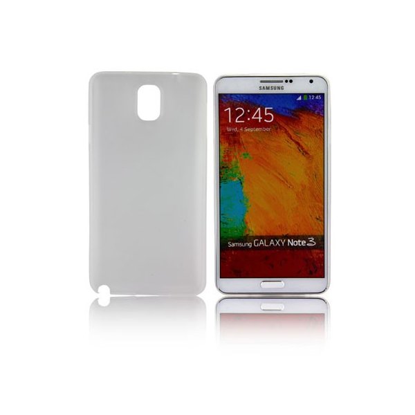 CUSTODIA BACK RIGIDA SLIM DA 0,35mm per SAMSUNG GALAXY NOTE 3, N9000, N9002, N9005 COLORE BIANCO
