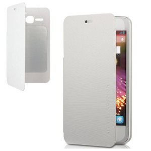 CUSTODIA ORIGINALE FLIP COVER ALCATEL F-GCGB32U0B11C1-A1 per ONE TOUCH STAR 6010 COLORE BIANCO BLISTER