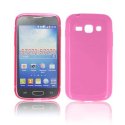 CUSTODIA GEL TPU SILICONE LUCIDA per SAMSUNG S7270 GALAXY ACE 3, S7272, S7275 COLORE ROSA