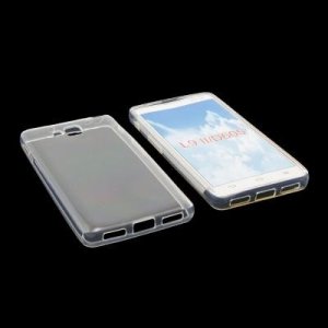 CUSTODIA GEL TPU SILICONE per LG OPTIMUS L9 II, D605 COLORE BIANCO