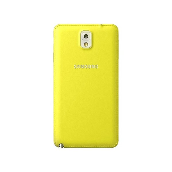 BACK COVER ORIGINALE SAMSUNG COLORE GIALLO per N9000 GALAXY NOTE 3 ET-BN900SGEGWW BLISTER
