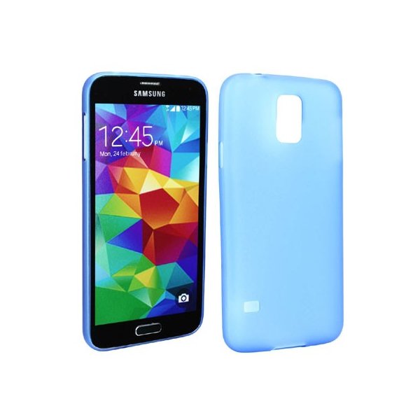 CUSTODIA BACK RIGIDA ULTRA SLIM DA 0,3mm per SAMSUNG G900F GALAXY S5, GALAXY S5 NEO G903F, GALAXY S5 PLUS COLORE BLU