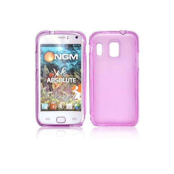 CUSTODIA GEL TPU SILICONE per NGM WEMOVE ABSOLUTE COLORE ROSA
