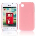 CUSTODIA BACK RIGIDA per LG L35 D150, L40 D160, L40 Dual Sim D170 COLORE ROSA