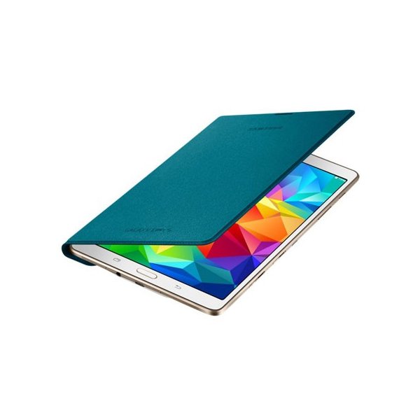 CUSTODIA SIMPLE COVER ORIGINALE SAMSUNG per GALAXY TAB S 8.4, 8.4" POLLICI COLORE BLU MINT EF-DT700BLEGWW BLISTER