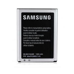 BATTERIA ORIGINALE SAMSUNG EB-BG130ABE per G130 GALAXY YOUNG 2 1300 mAh LI-ION BULK