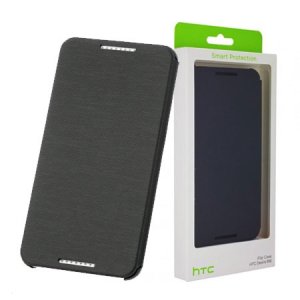 CUSTODIA FLIP ORIZZONTALE ORIGINALE per HTC DESIRE 816 COLORE GRIGIO HC-V950 BLISTER