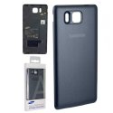COVER CON TECNOLOGIA QI ORIGINALE SAMSUNG EP-CG850IBEGWW per G850 GALAXY ALPHA COLORE NERO BLISTER