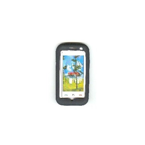 CUSTODIA SILICONE per LG KM900 ARENA COLORE NERO