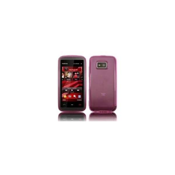 CUSTODIA SILICONE per NOKIA 5530 COLORE ROSA