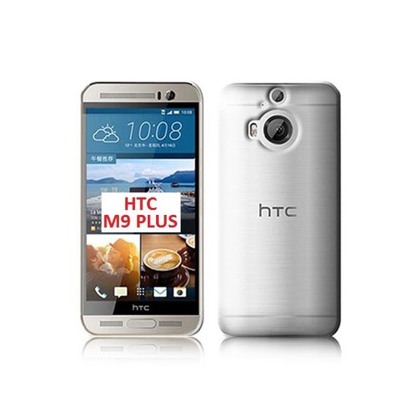 CUSTODIA GEL TPU SILICONE per HTC ONE M9 PLUS COLORE BIANCO TRASPARENTE