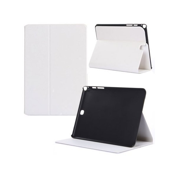 CUSTODIA BOOK ORIZZONTALE SLIM per SAMSUNG GALAXY TAB A 8.0, SM-T350 CON STAND COLORE BIANCO