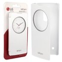 CUSTODIA FLIP QUICK CIRCLE ORIGINALE per LG SPIRIT 4G LTE H440N, H420 CON FINESTRA ID COLORE BIANCO CCF-590 BLISTER