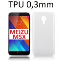 CUSTODIA GEL TPU SILICONE ULTRA SLIM 0,3mm TRASPARENTE per MEIZU MX5