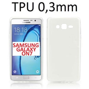 CUSTODIA GEL TPU SILICONE ULTRA SLIM 0,3mm TRASPARENTE per SAMSUNG SM-G600 GALAXY ON7