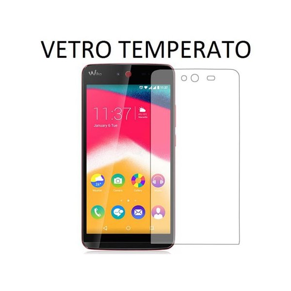 PELLICOLA PROTEGGI DISPLAY VETRO TEMPERATO 0,33mm per WIKO RAINBOW JAM 3G, RAINBOW JAM 4G