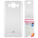 CUSTODIA GEL TPU SILICONE TRASPARENTE per MICROSOFT LUMIA 950, LUMIA 950 DUAL ALTA QUALITA' MERCURY BLISTER
