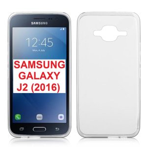 CUSTODIA GEL TPU SILICONE TRASPARENTE per SAMSUNG SM-J210 GALAXY J2 (2016)