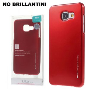 CUSTODIA GEL TPU SILICONE per SAMSUNG SM-A310 GALAXY A3 (2016) COLORE ROSSO ALTA QUALITA' MERCURY I-JELLY (NO BRILLANTINI)