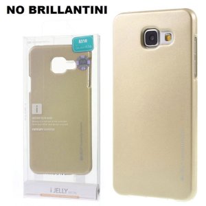 CUSTODIA GEL TPU SILICONE per SAMSUNG SM-A310 GALAXY A3 (2016) COLORE ORO ALTA QUALITA' MERCURY I-JELLY (NO BRILLANTINI)