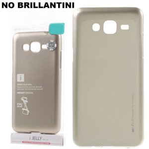 CUSTODIA GEL TPU SILICONE per SAMSUNG SM-J210 GALAXY J2 (2016) COLORE ORO ALTA QUALITA' MERCURY I-JELLY (NO BRILLANTINI)