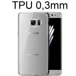 CUSTODIA GEL TPU SILICONE ULTRA SLIM TRASPARENTE 0,3mm per SAMSUNG SM-N930 GALAXY NOTE 7
