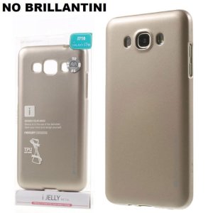 CUSTODIA GEL TPU SILICONE per SAMSUNG SM-J710 GALAXY J7 (2016) ORO ALTA QUALITA' MERCURY I-JELLY BLISTER (NO BRILLANTINI)
