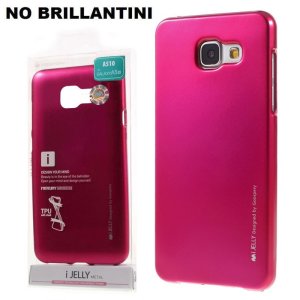 CUSTODIA GEL TPU SILICONE per SAMSUNG SM-A510 GALAXY A5 (2016) COLORE FUCSIA ALTA QUALITA' MERCURY I-JELLY BLISTER